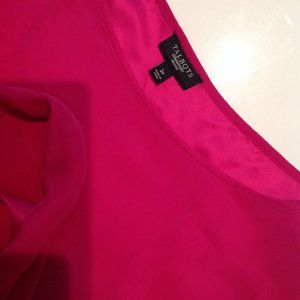 HOT pink SILK dress